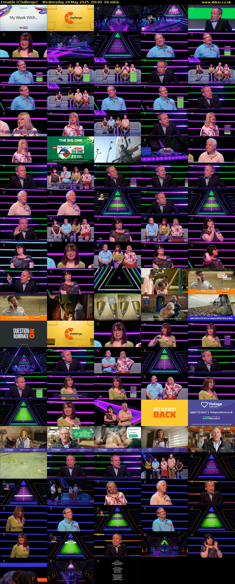 Tenable (Challenge) Wednesday 28 May 2025 09:00 - 10:00