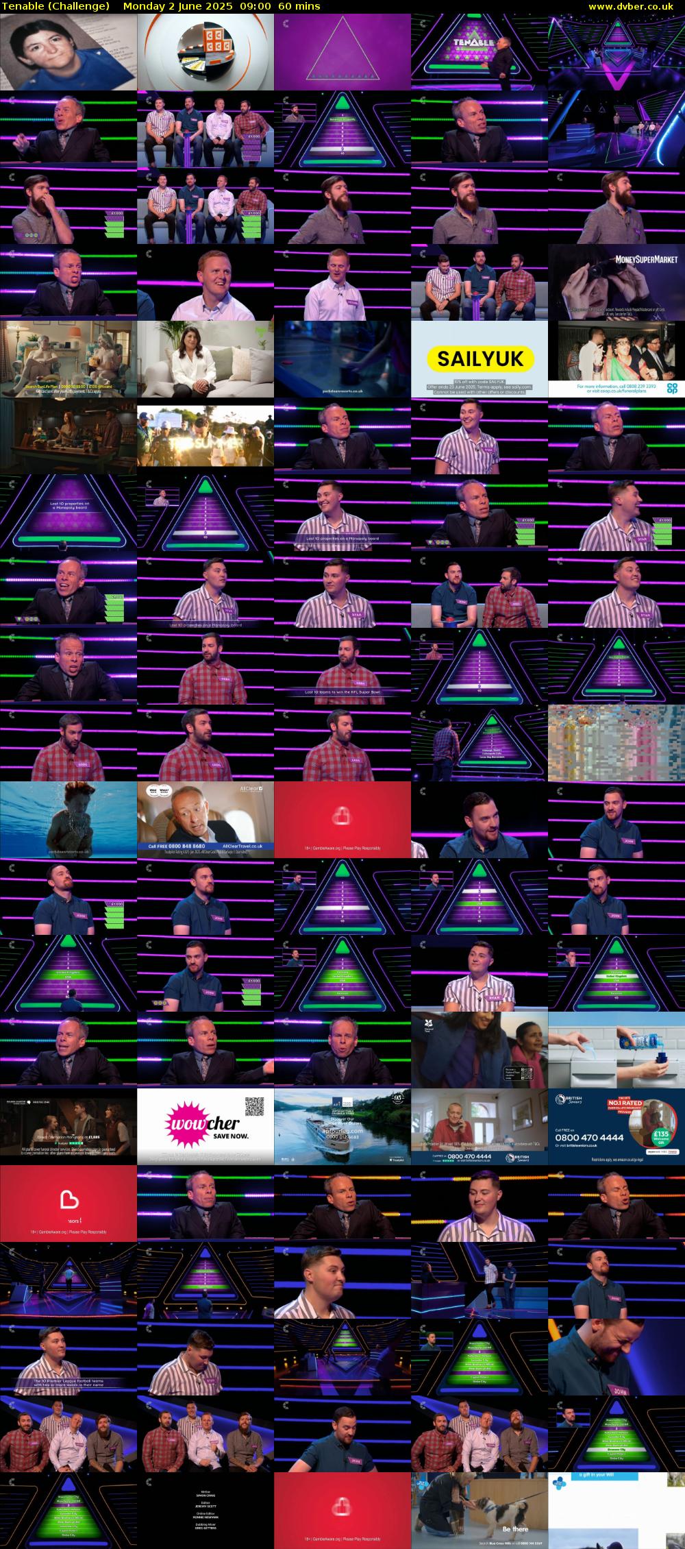 Tenable (Challenge) Monday 2 June 2025 09:00 - 10:00