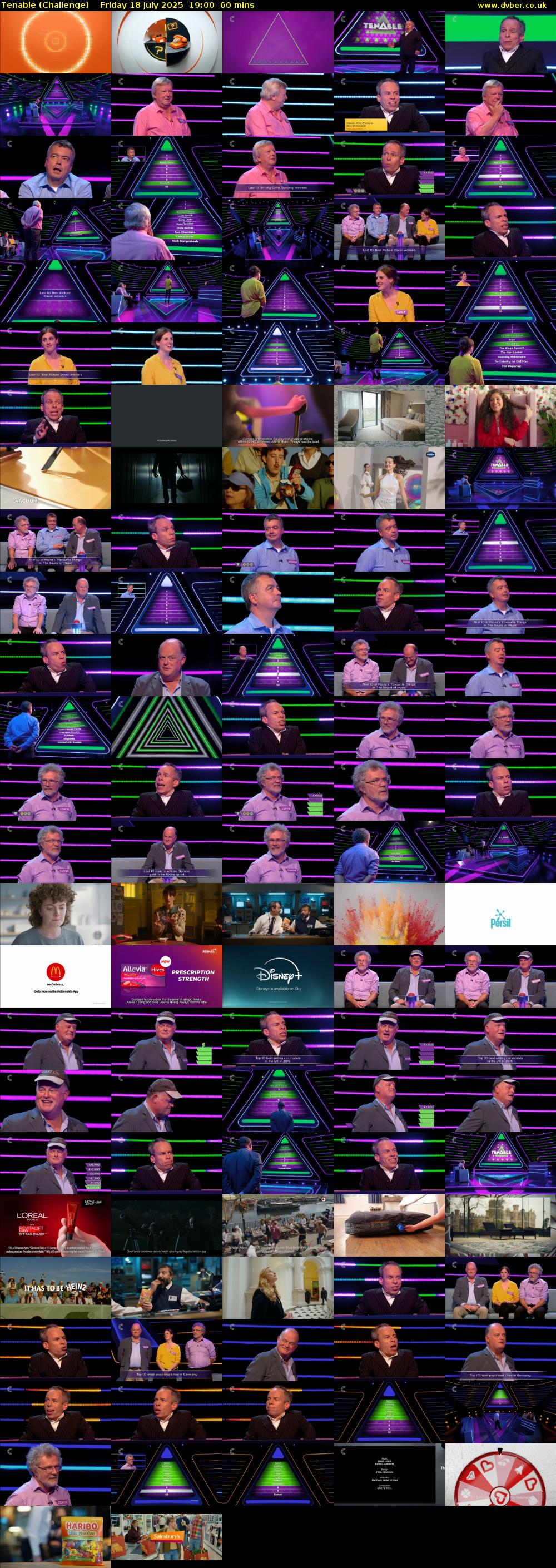 Tenable (Challenge) Friday 18 July 2025 19:00 - 20:00