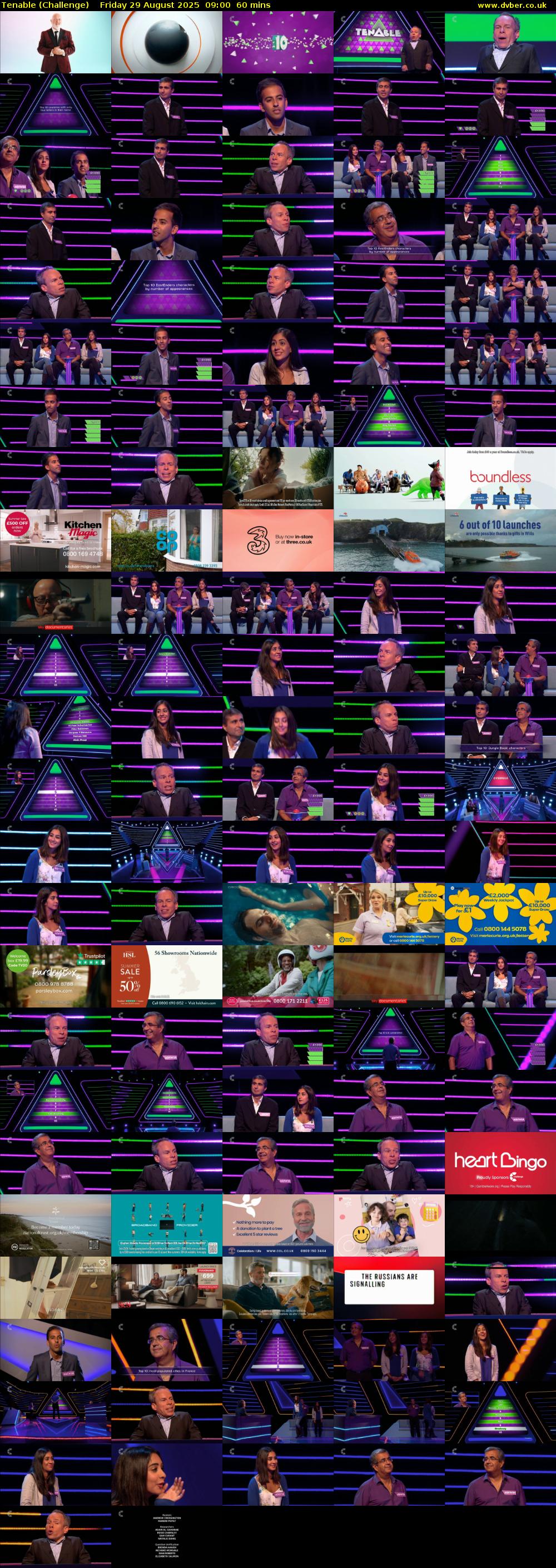 Tenable (Challenge) Friday 29 August 2025 09:00 - 10:00