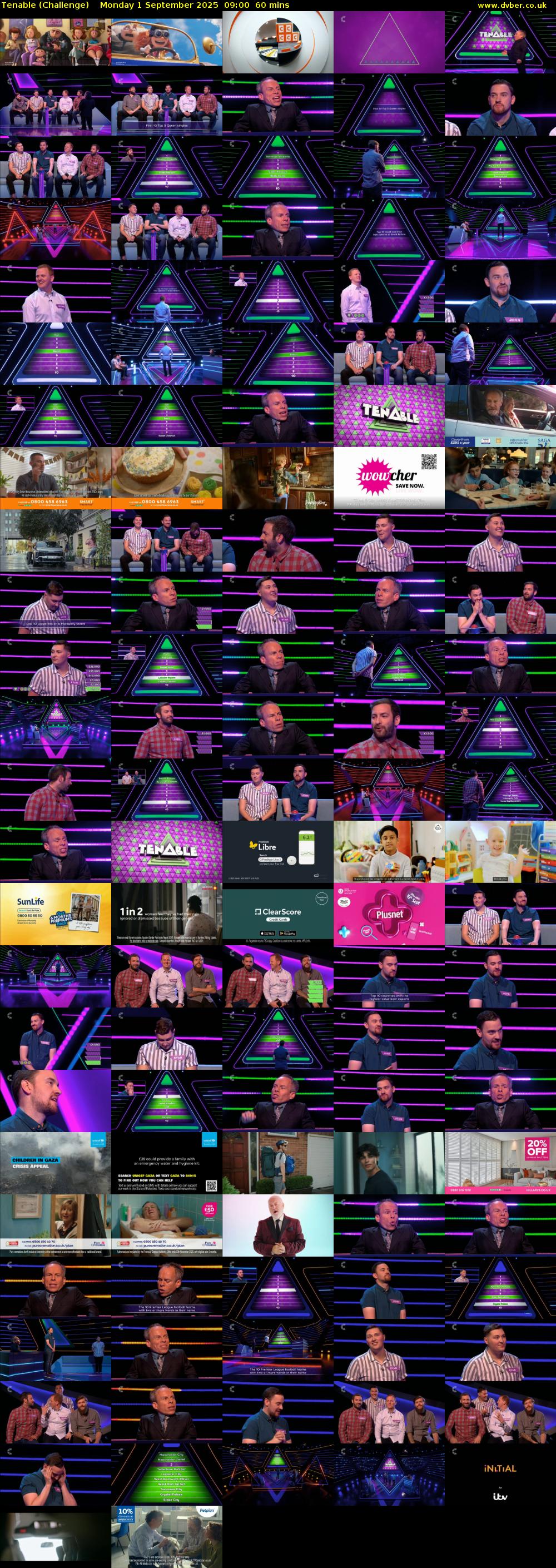 Tenable (Challenge) Monday 1 September 2025 09:00 - 10:00