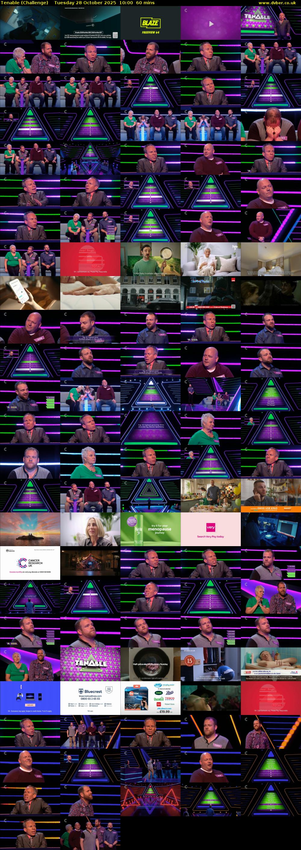 Tenable (Challenge) Tuesday 28 October 2025 10:00 - 11:00