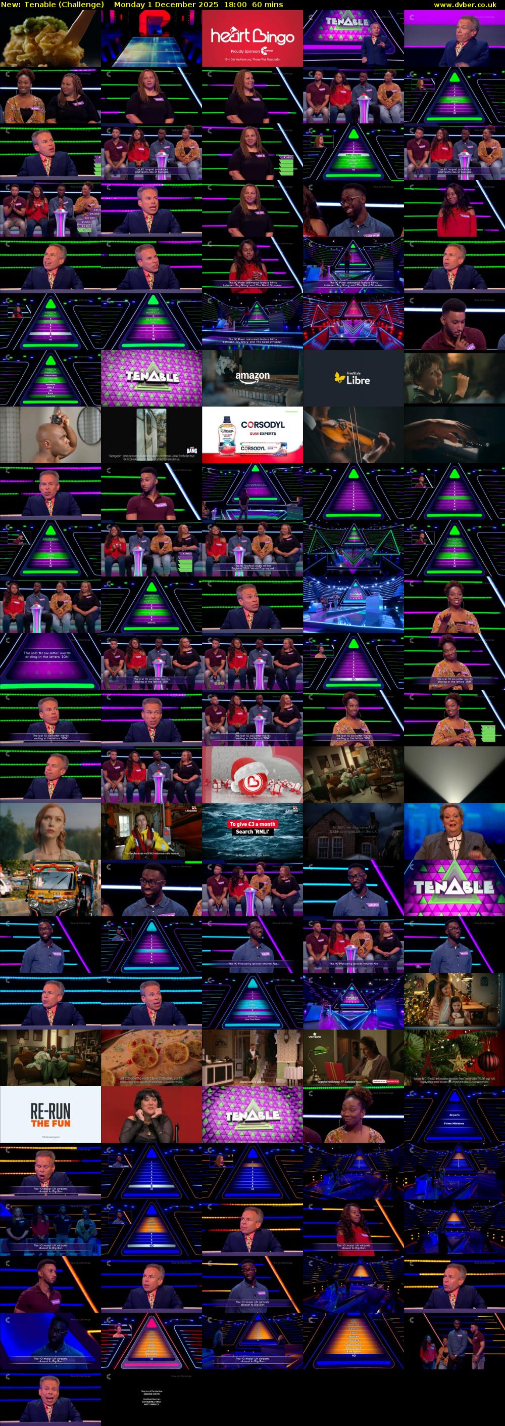 Tenable (Challenge) Monday 1 December 2025 18:00 - 19:00