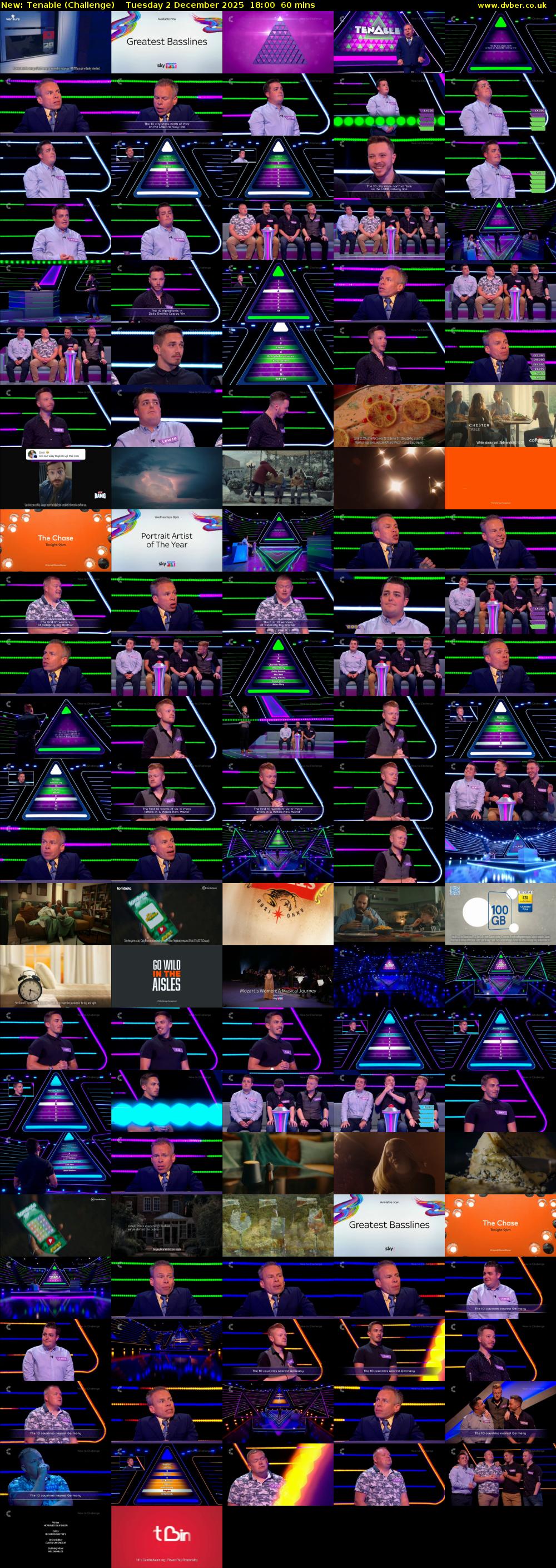 Tenable (Challenge) Tuesday 2 December 2025 18:00 - 19:00