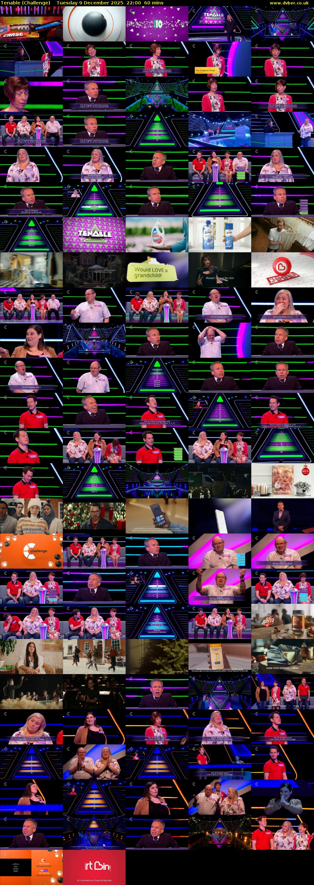 Tenable (Challenge) Tuesday 9 December 2025 22:00 - 23:00
