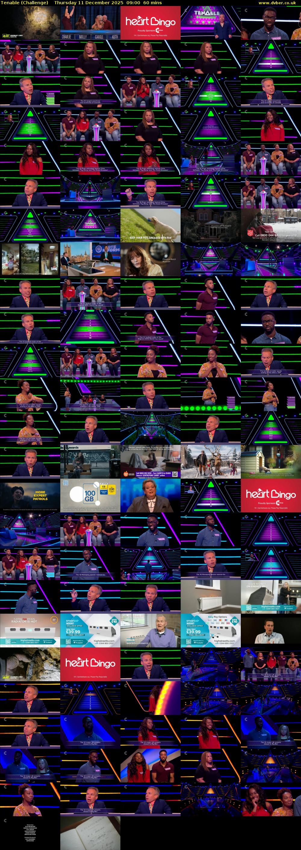 Tenable (Challenge) Thursday 11 December 2025 09:00 - 10:00