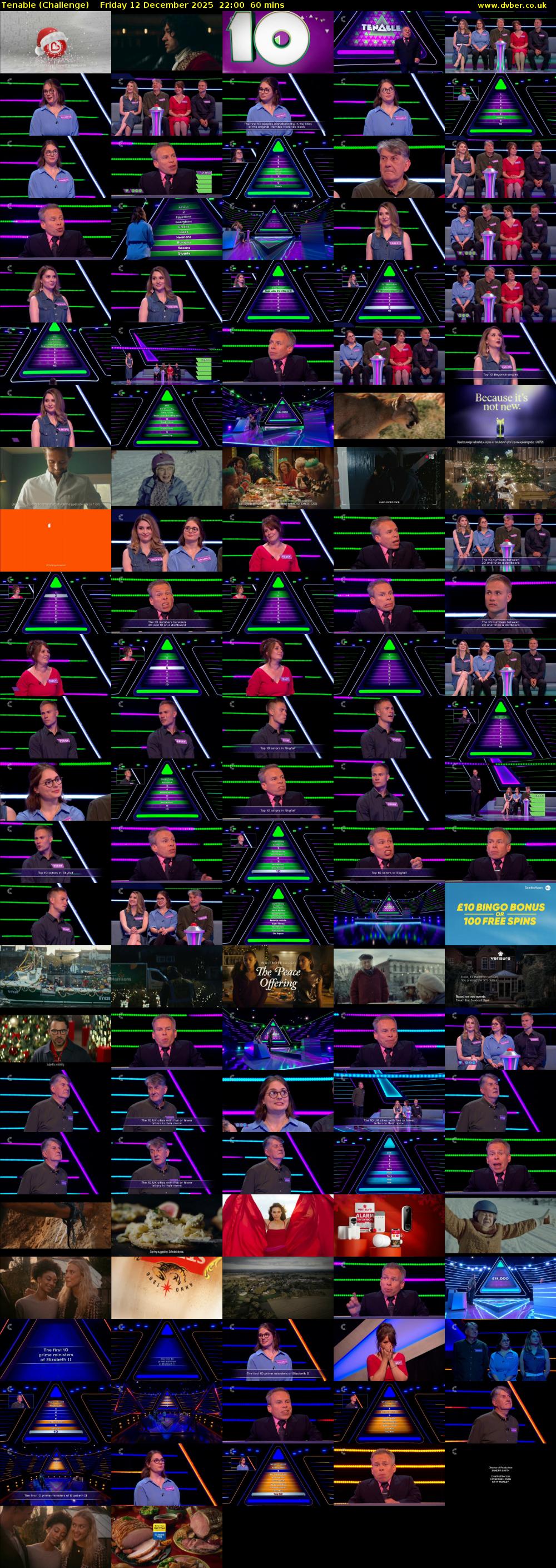 Tenable (Challenge) Friday 12 December 2025 22:00 - 23:00