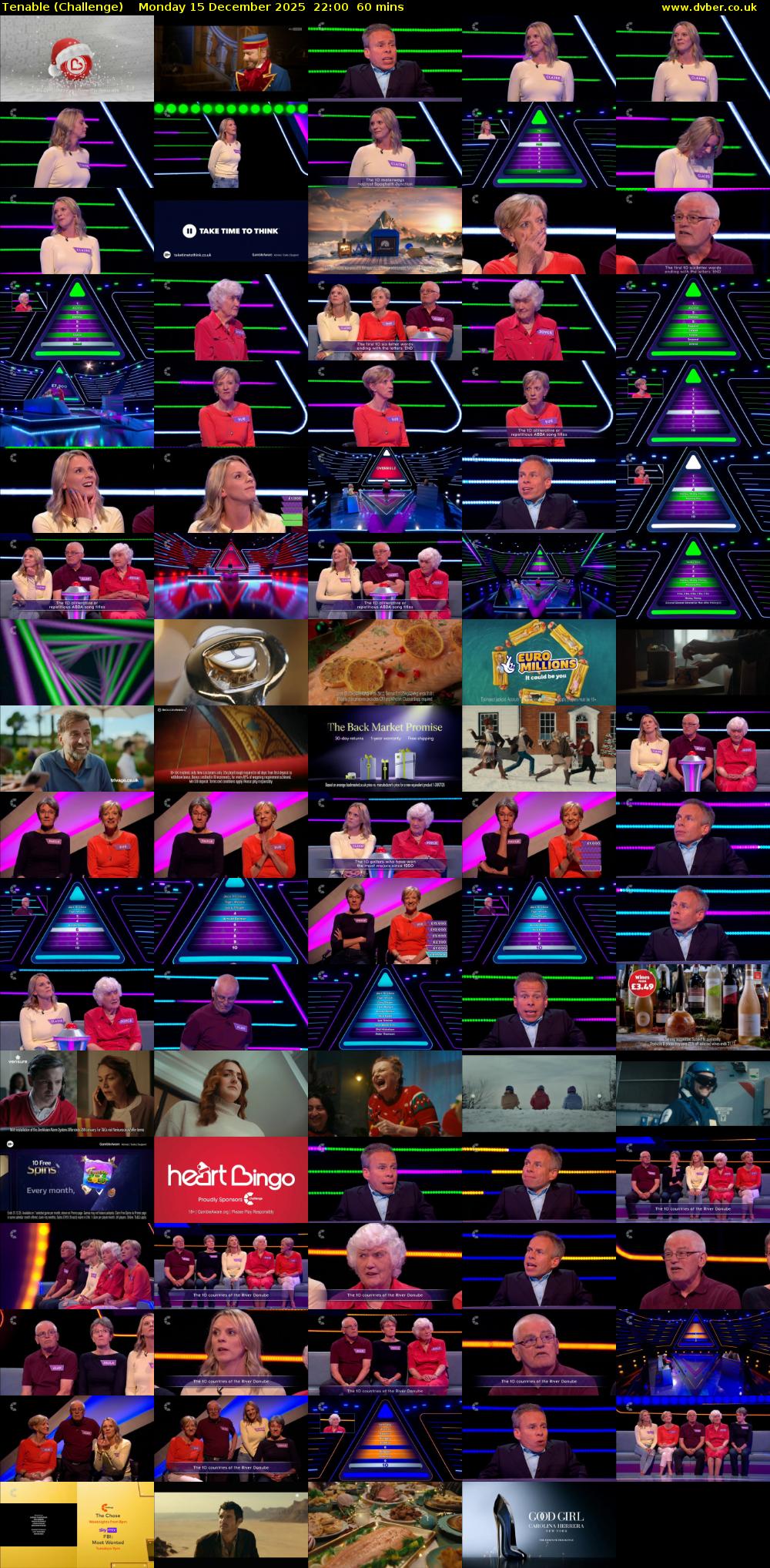 Tenable (Challenge) Monday 15 December 2025 22:00 - 23:00