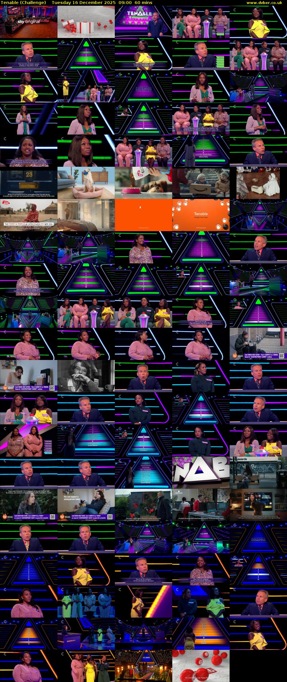 Tenable (Challenge) Tuesday 16 December 2025 09:00 - 10:00