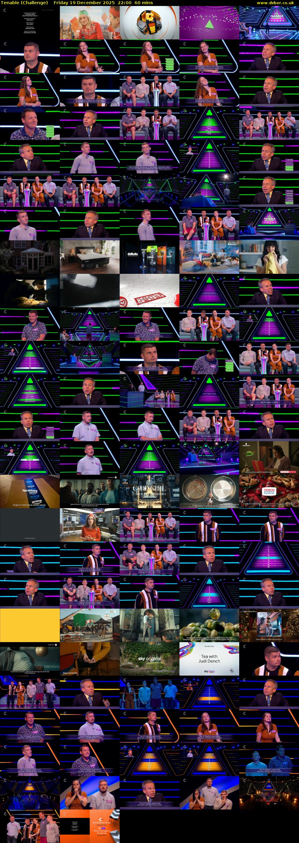 Tenable (Challenge) Friday 19 December 2025 22:00 - 23:00