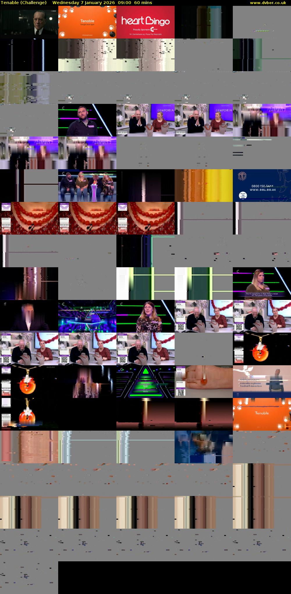 Tenable (Challenge) Wednesday 7 January 2026 09:00 - 10:00