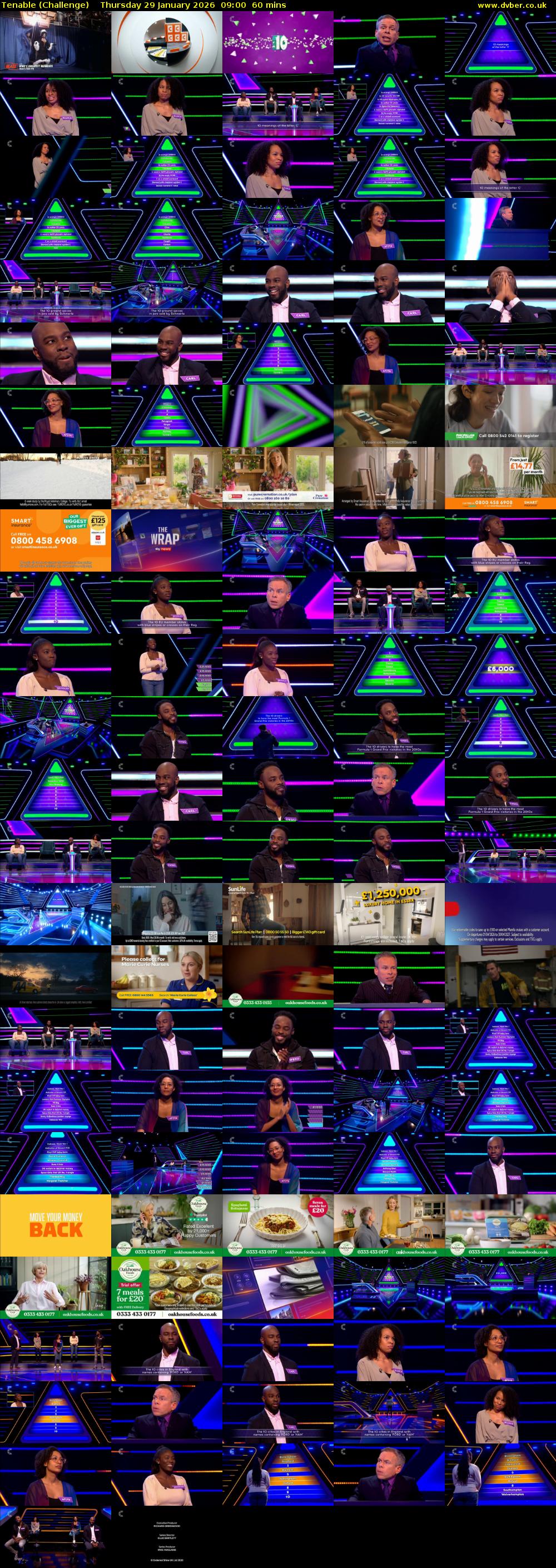 Tenable (Challenge) Thursday 29 January 2026 09:00 - 10:00