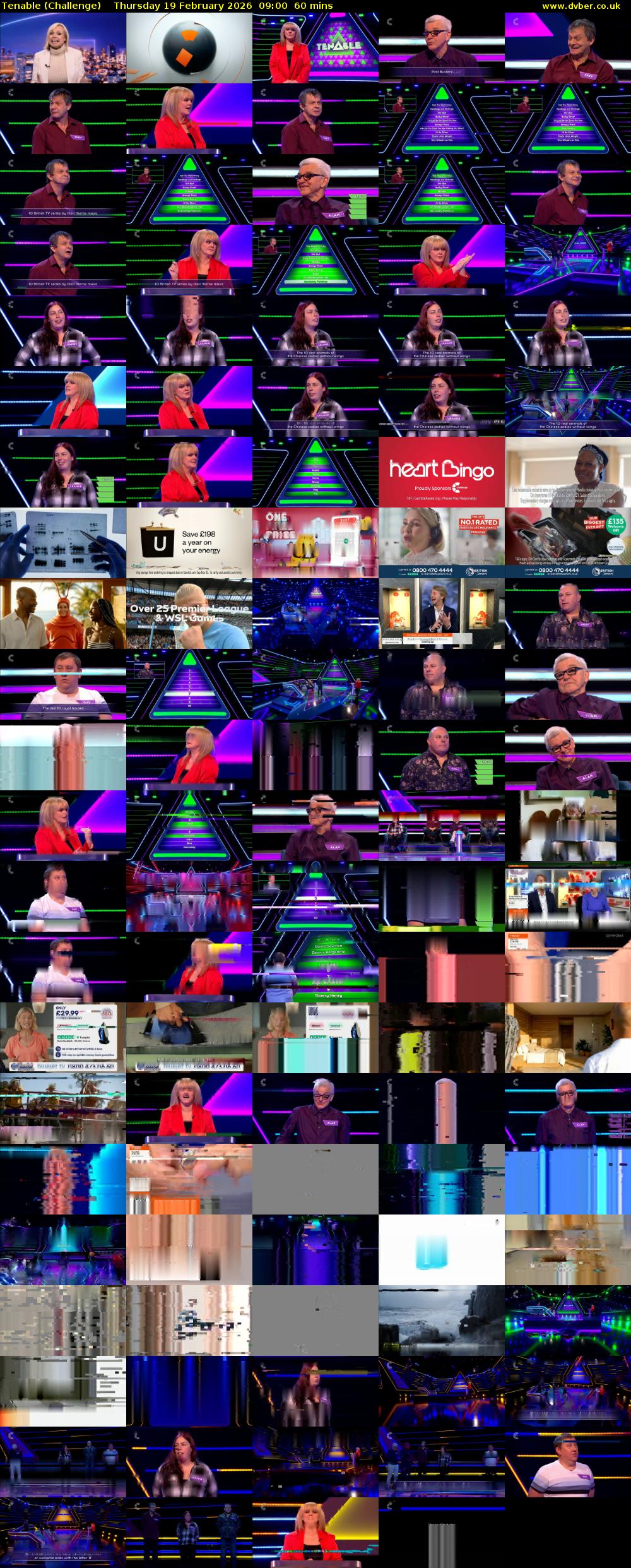 Tenable (Challenge) Thursday 19 February 2026 09:00 - 10:00