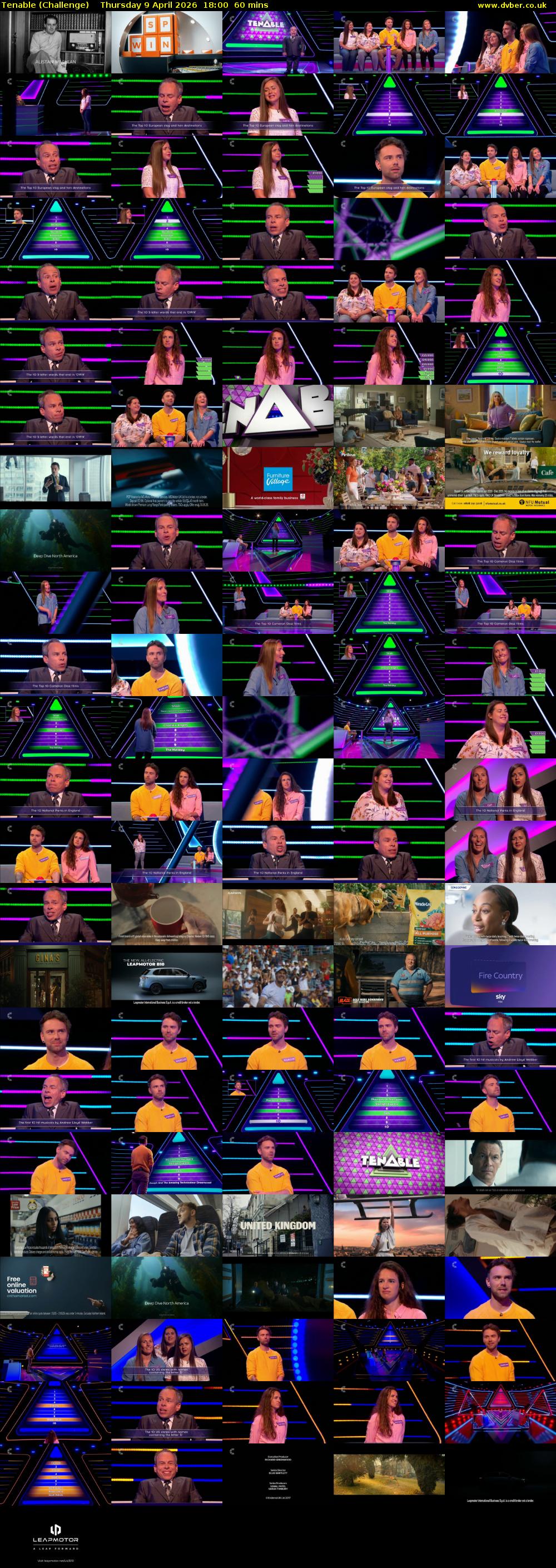Tenable (Challenge) Thursday 9 April 2026 18:00 - 19:00