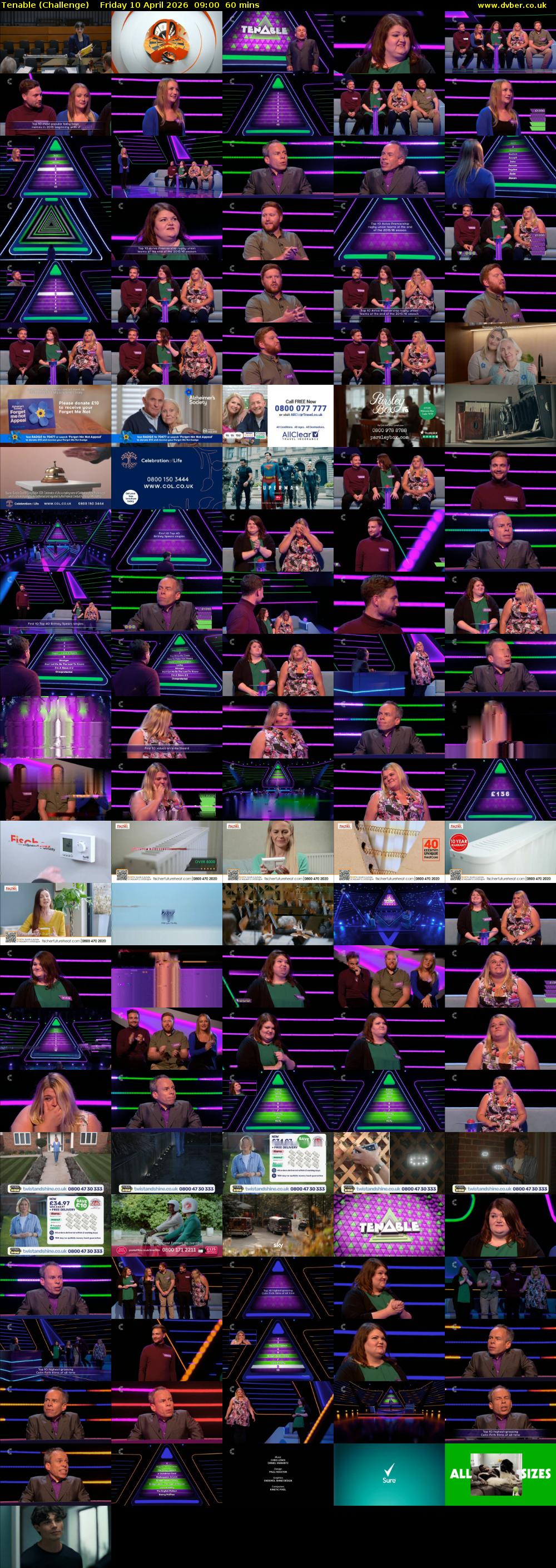 Tenable (Challenge) Friday 10 April 2026 09:00 - 10:00