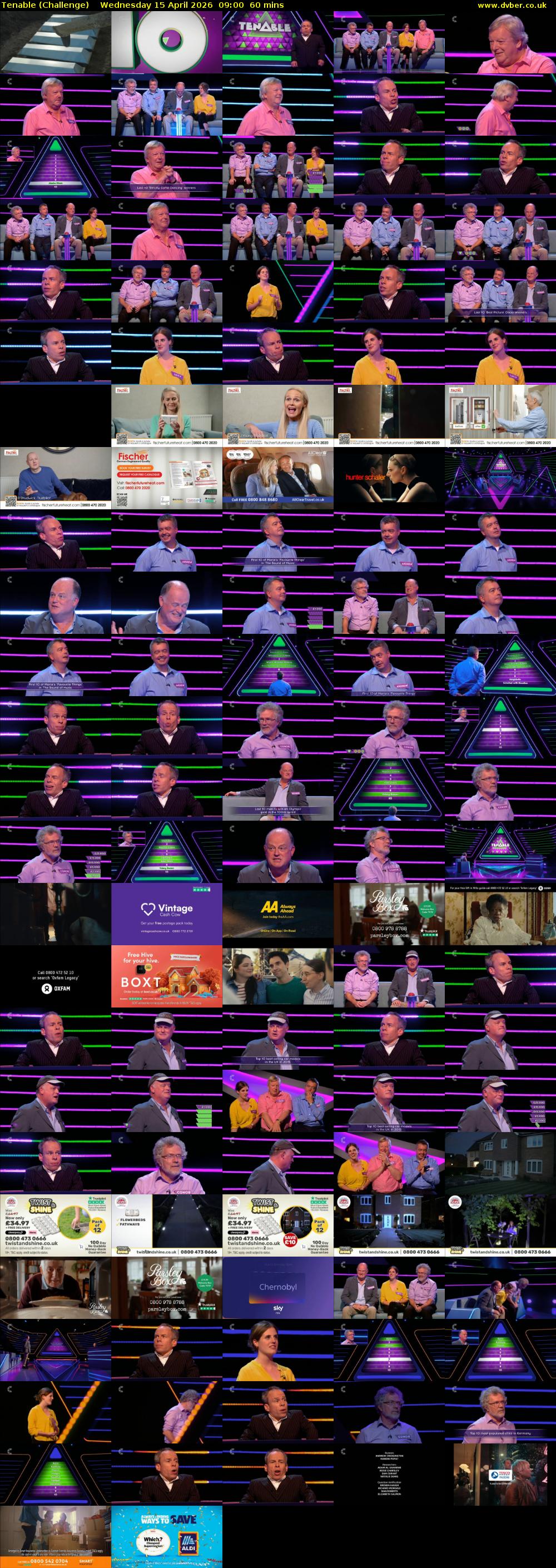 Tenable (Challenge) Wednesday 15 April 2026 09:00 - 10:00