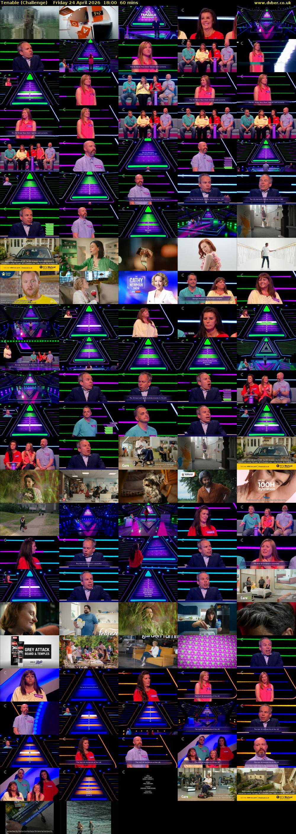 Tenable (Challenge) Friday 24 April 2026 18:00 - 19:00