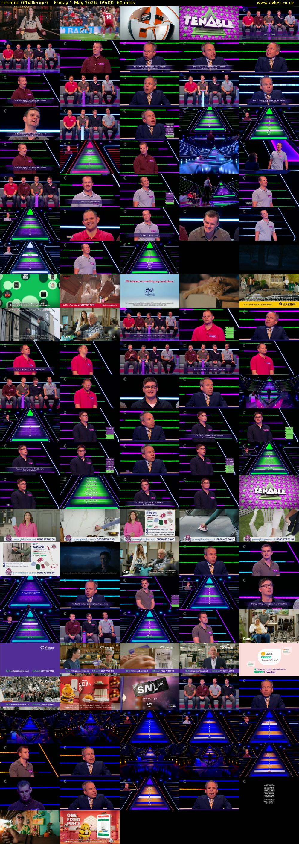 Tenable (Challenge) Friday 1 May 2026 09:00 - 10:00