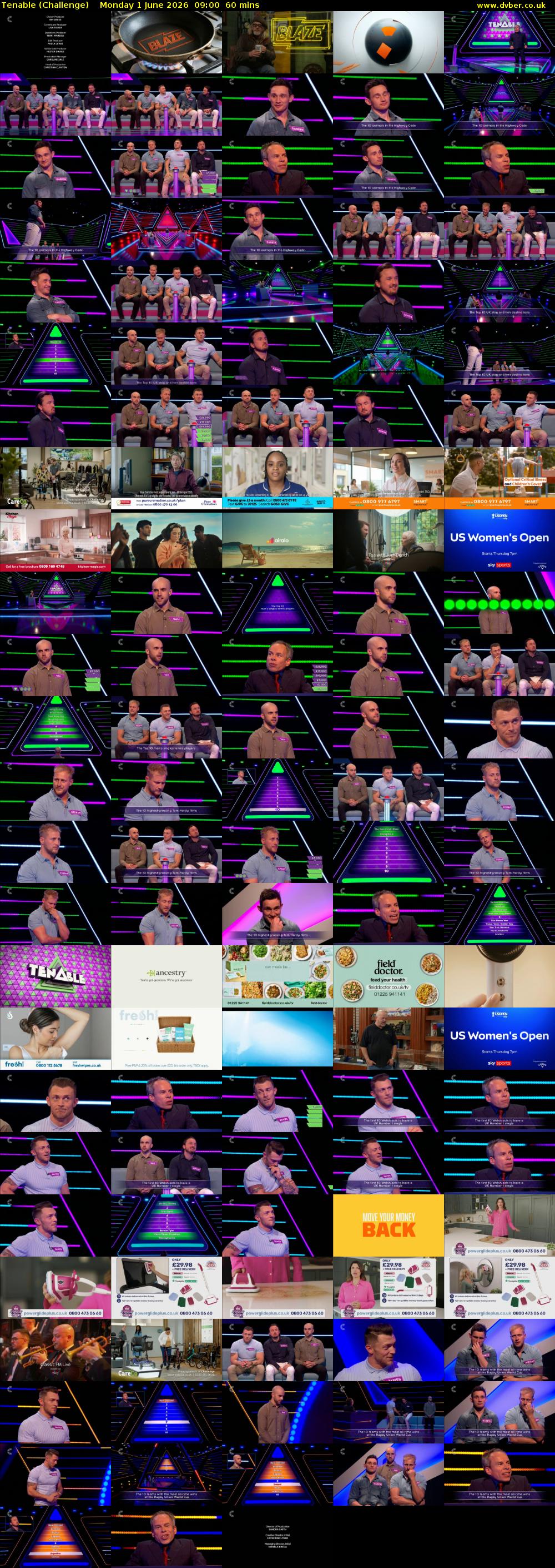 Tenable (Challenge) Monday 1 June 2026 09:00 - 10:00