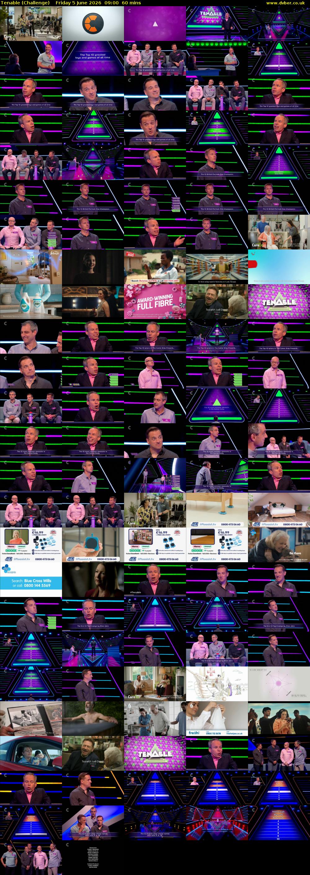 Tenable (Challenge) Friday 5 June 2026 09:00 - 10:00