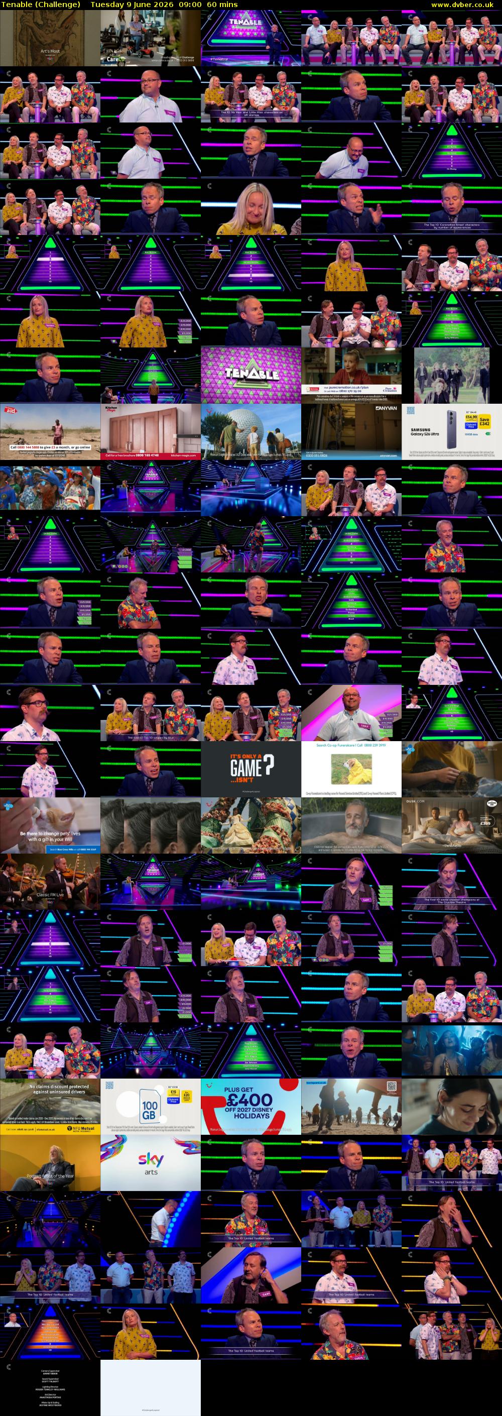 Tenable (Challenge) Tuesday 9 June 2026 09:00 - 10:00