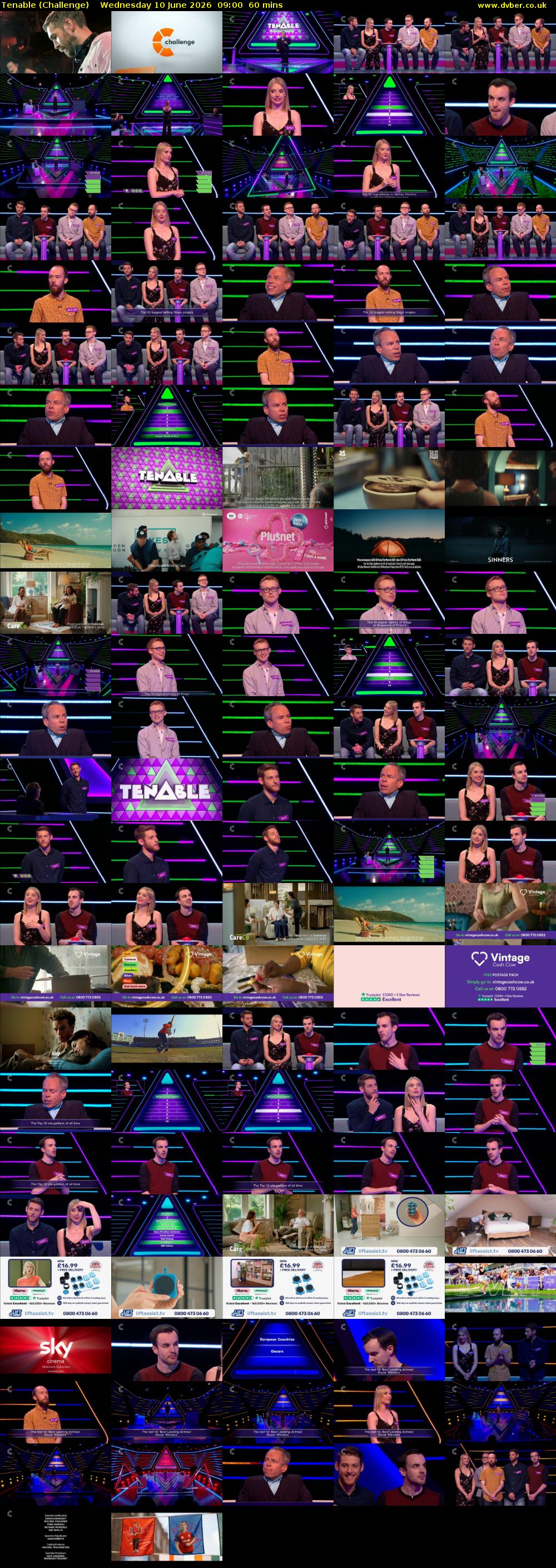 Tenable (Challenge) Wednesday 10 June 2026 09:00 - 10:00