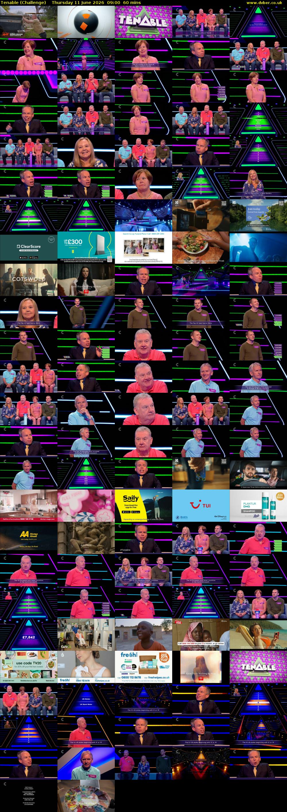 Tenable (Challenge) Thursday 11 June 2026 09:00 - 10:00