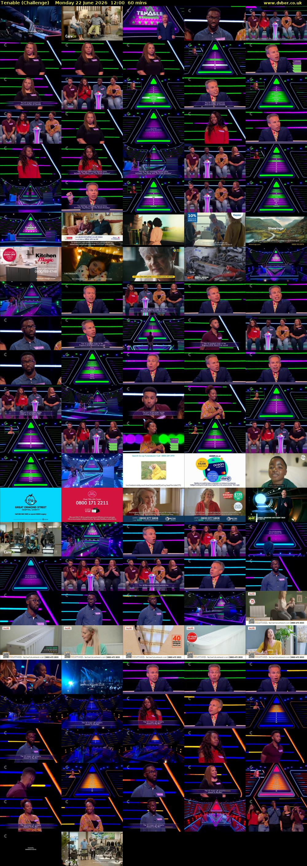 Tenable (Challenge) Monday 22 June 2026 12:00 - 13:00