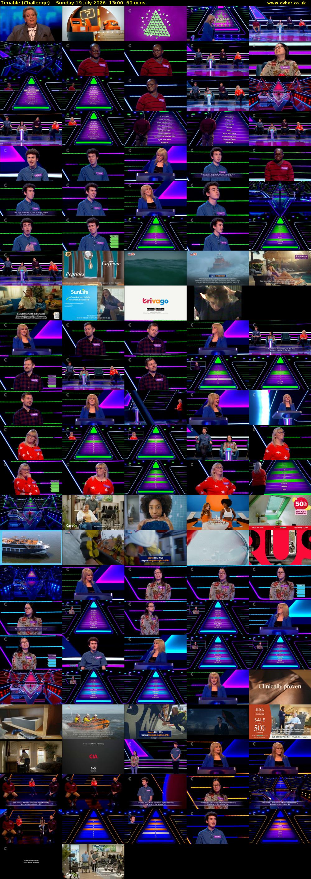 Tenable (Challenge) Sunday 19 July 2026 13:00 - 14:00