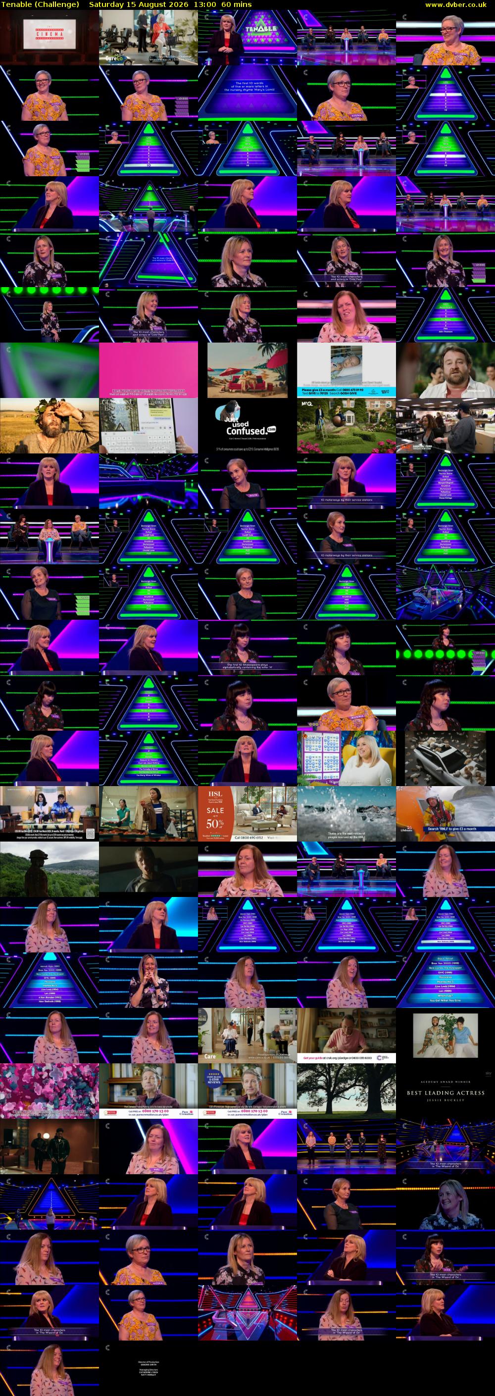 Tenable (Challenge) Saturday 15 August 2026 13:00 - 14:00
