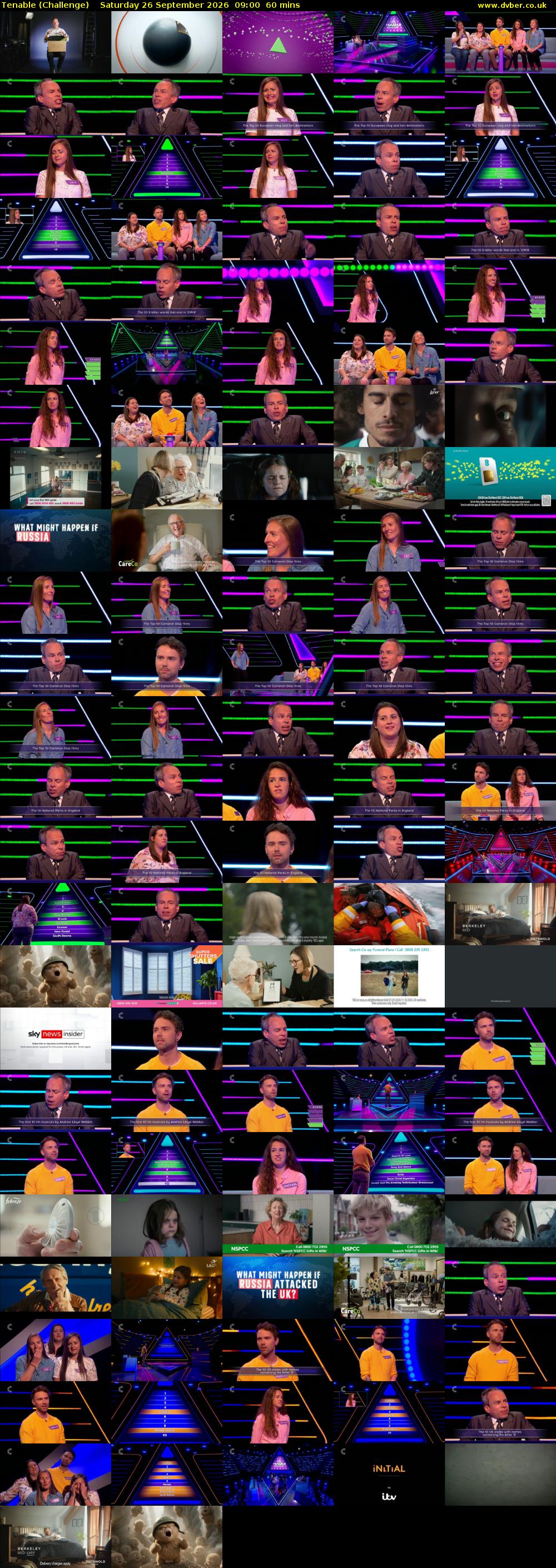 Tenable (Challenge) Saturday 26 September 2026 09:00 - 10:00