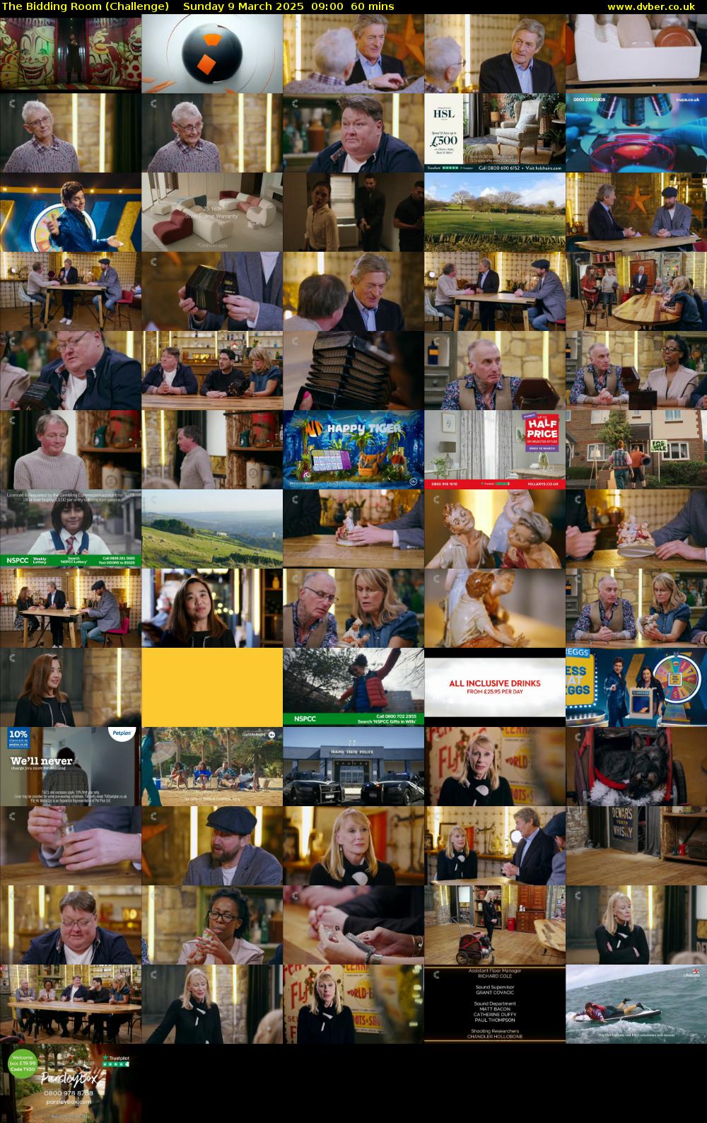 The Bidding Room (Challenge) Sunday 9 March 2025 09:00 - 10:00