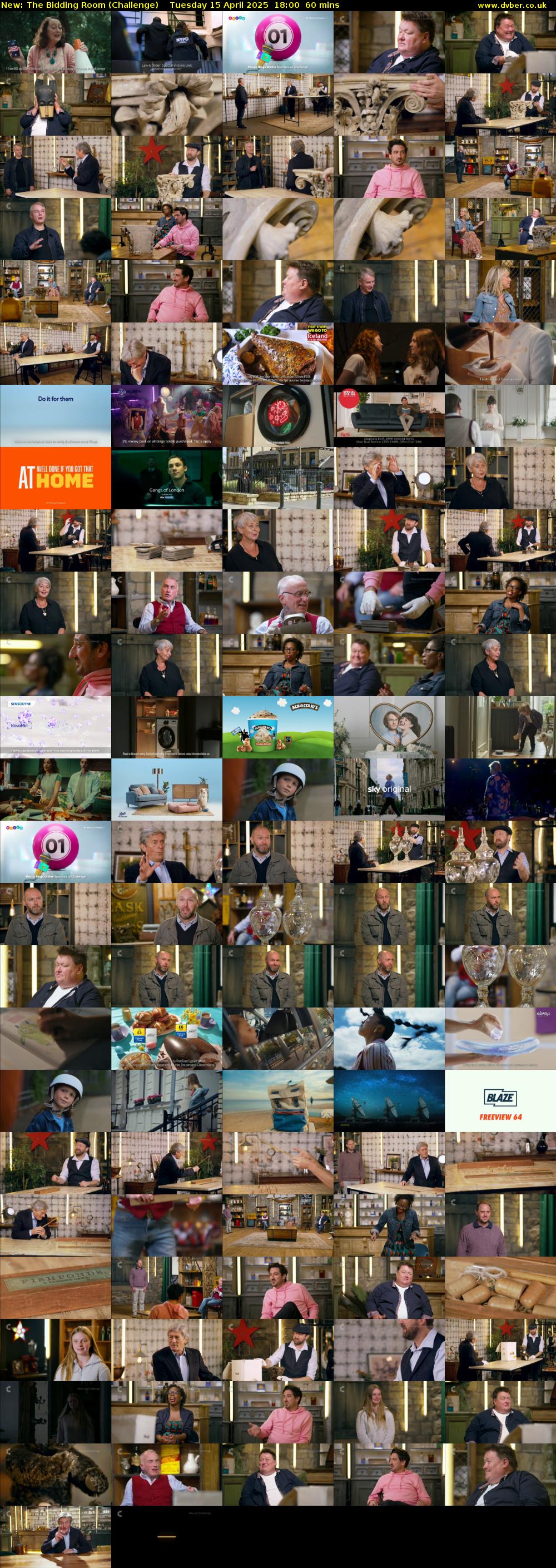 The Bidding Room (Challenge) Tuesday 15 April 2025 18:00 - 19:00