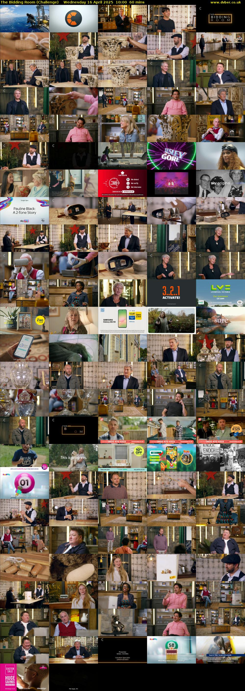 The Bidding Room (Challenge) Wednesday 16 April 2025 10:00 - 11:00