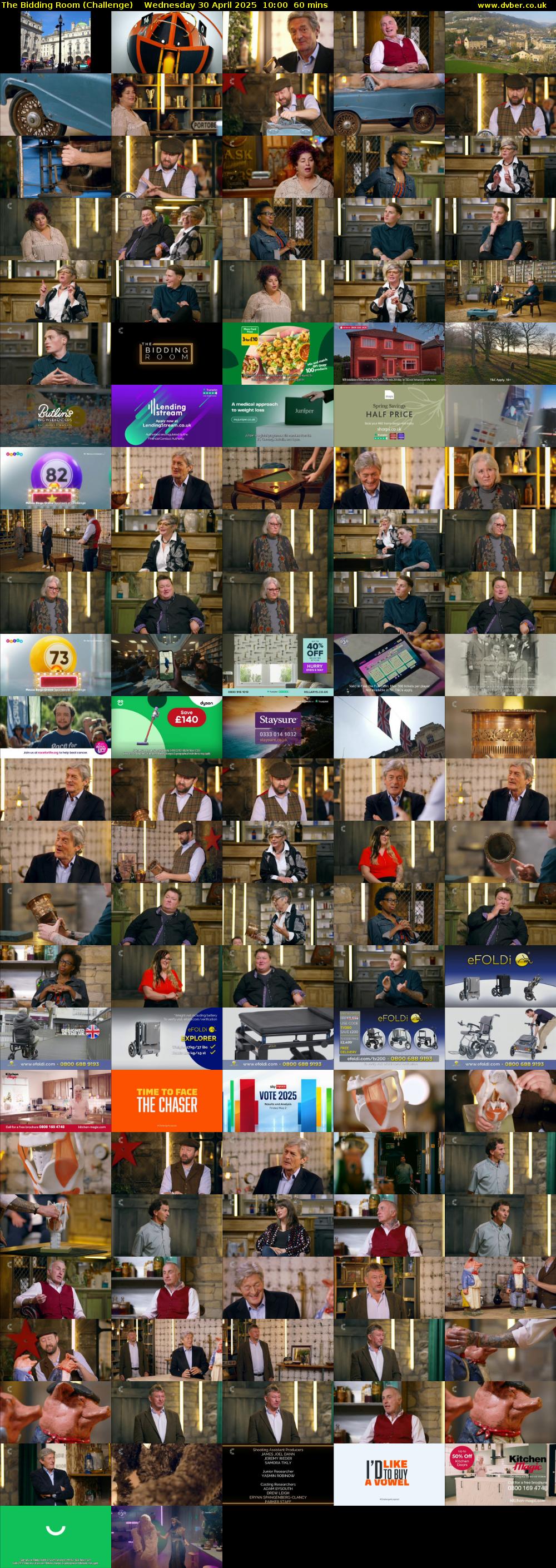The Bidding Room (Challenge) Wednesday 30 April 2025 10:00 - 11:00