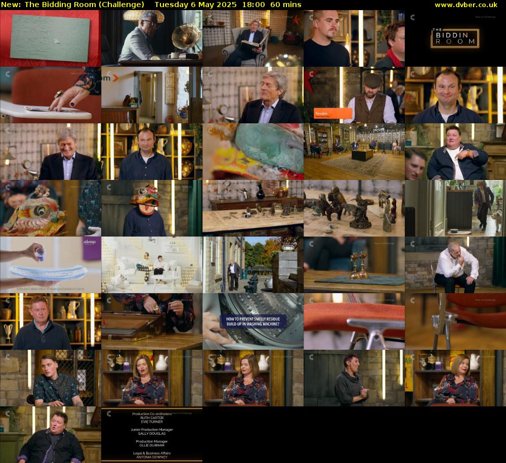 The Bidding Room (Challenge) Tuesday 6 May 2025 18:00 - 19:00