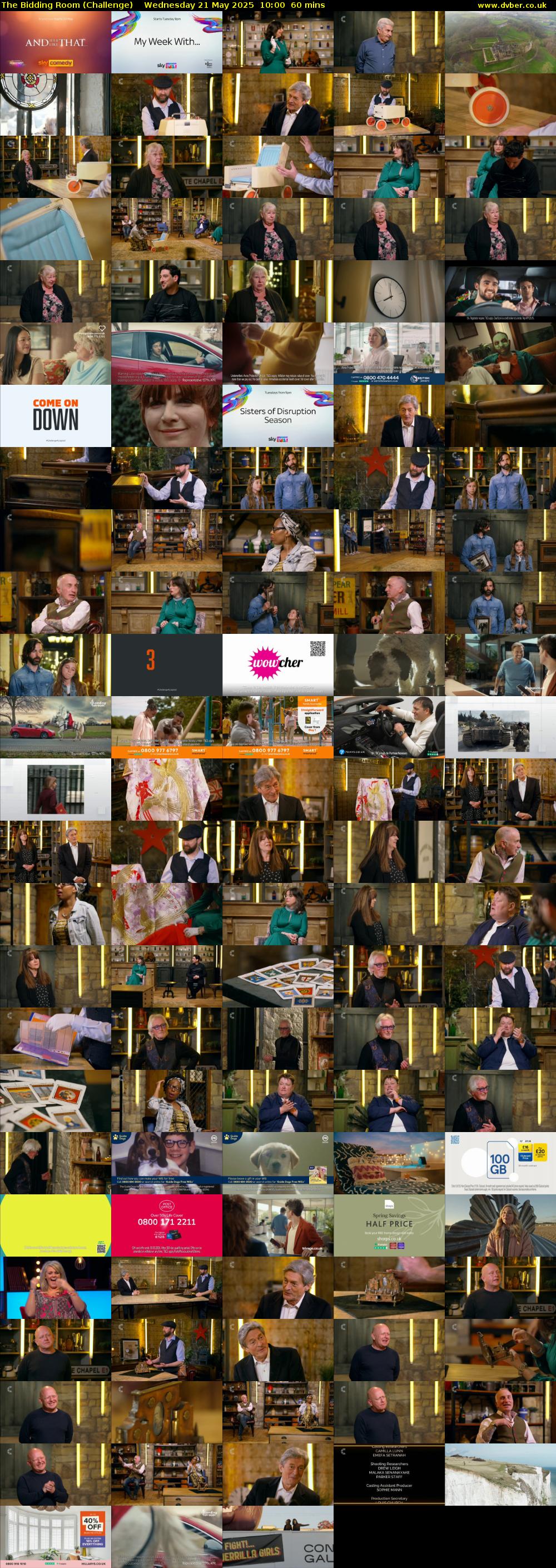 The Bidding Room (Challenge) Wednesday 21 May 2025 10:00 - 11:00