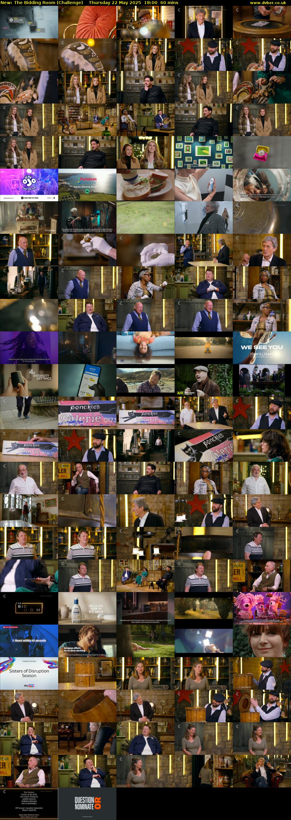 The Bidding Room (Challenge) Thursday 22 May 2025 18:00 - 19:00