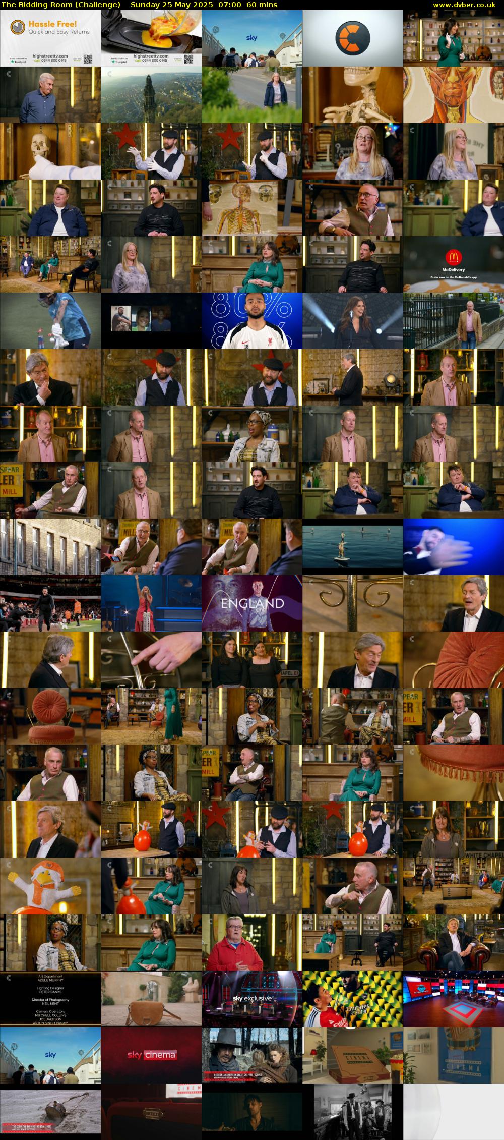The Bidding Room (Challenge) Sunday 25 May 2025 07:00 - 08:00