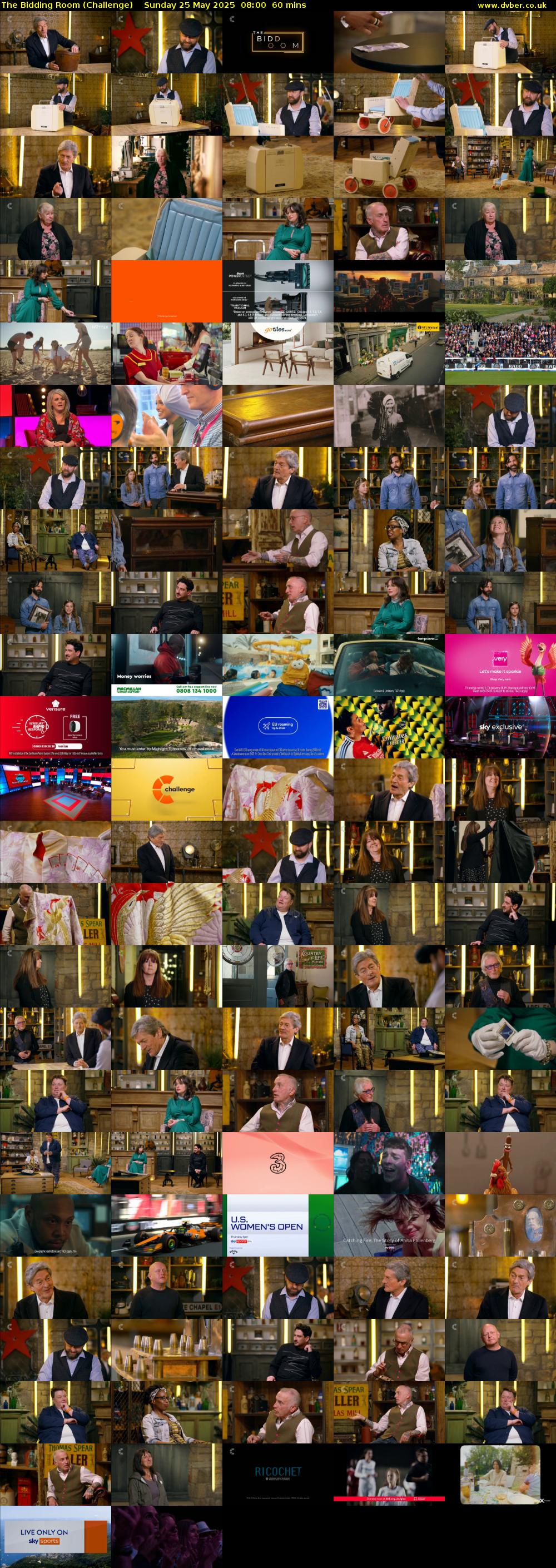 The Bidding Room (Challenge) Sunday 25 May 2025 08:00 - 09:00