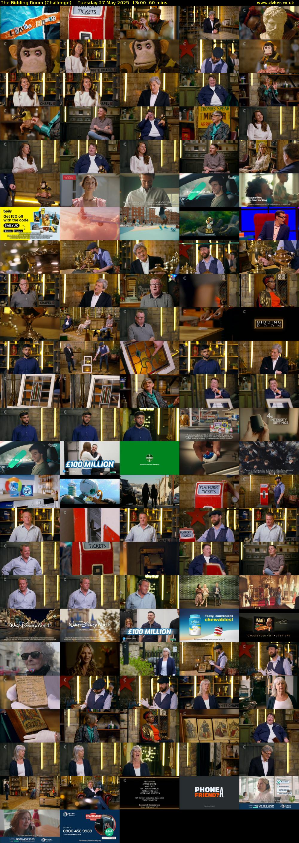 The Bidding Room (Challenge) Tuesday 27 May 2025 13:00 - 14:00