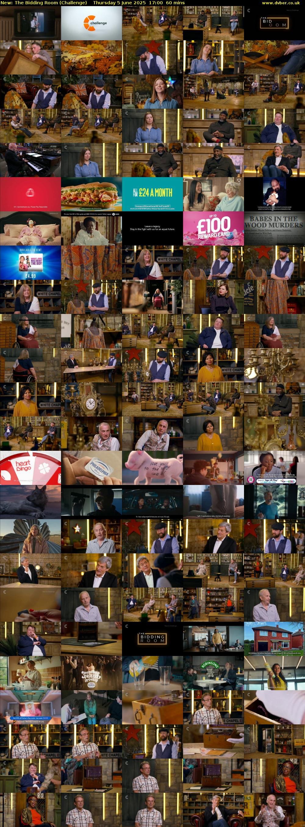 The Bidding Room (Challenge) Thursday 5 June 2025 17:00 - 18:00