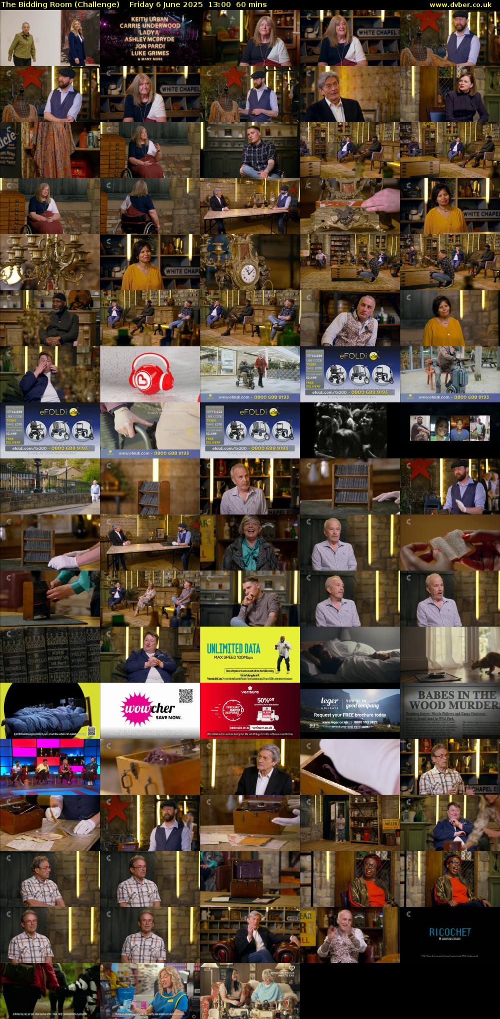 The Bidding Room (Challenge) Friday 6 June 2025 13:00 - 14:00