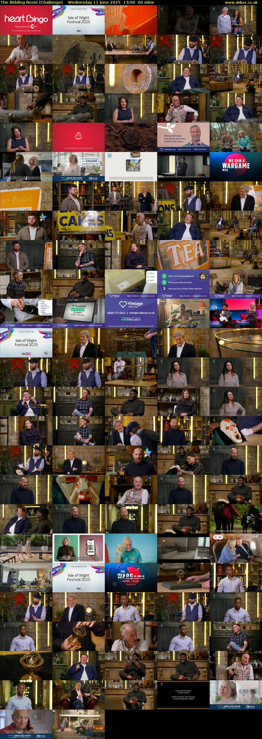 The Bidding Room (Challenge) Wednesday 11 June 2025 13:00 - 14:00