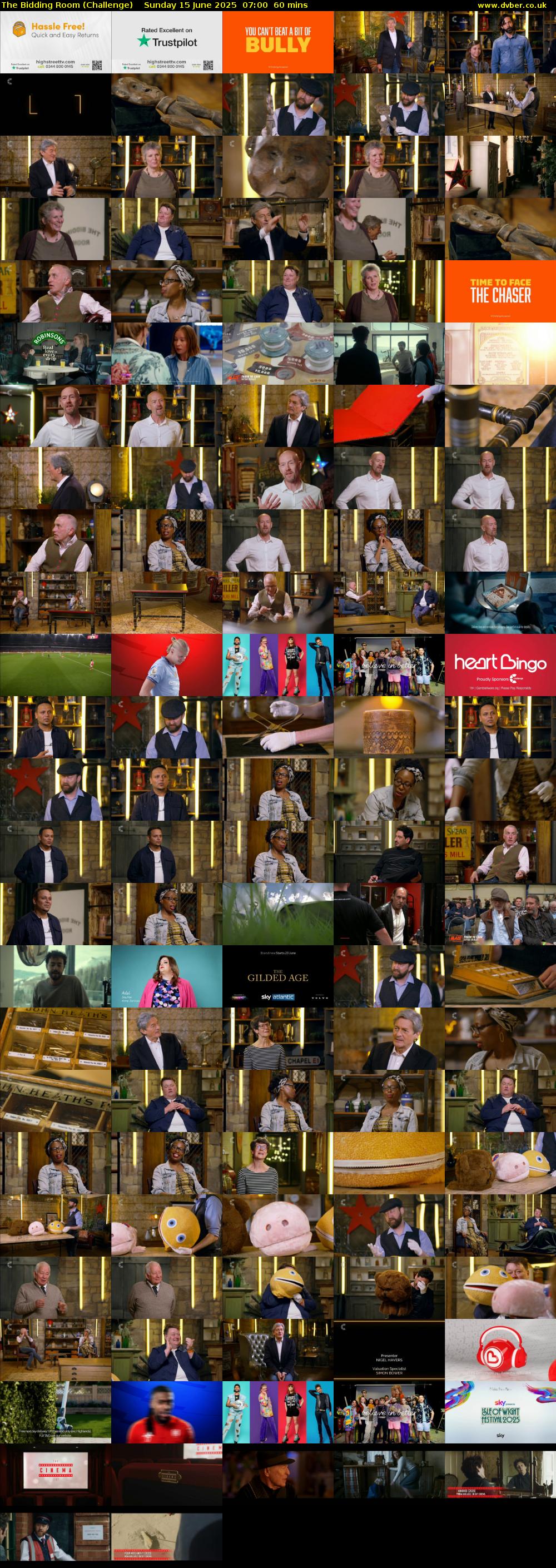 The Bidding Room (Challenge) Sunday 15 June 2025 07:00 - 08:00
