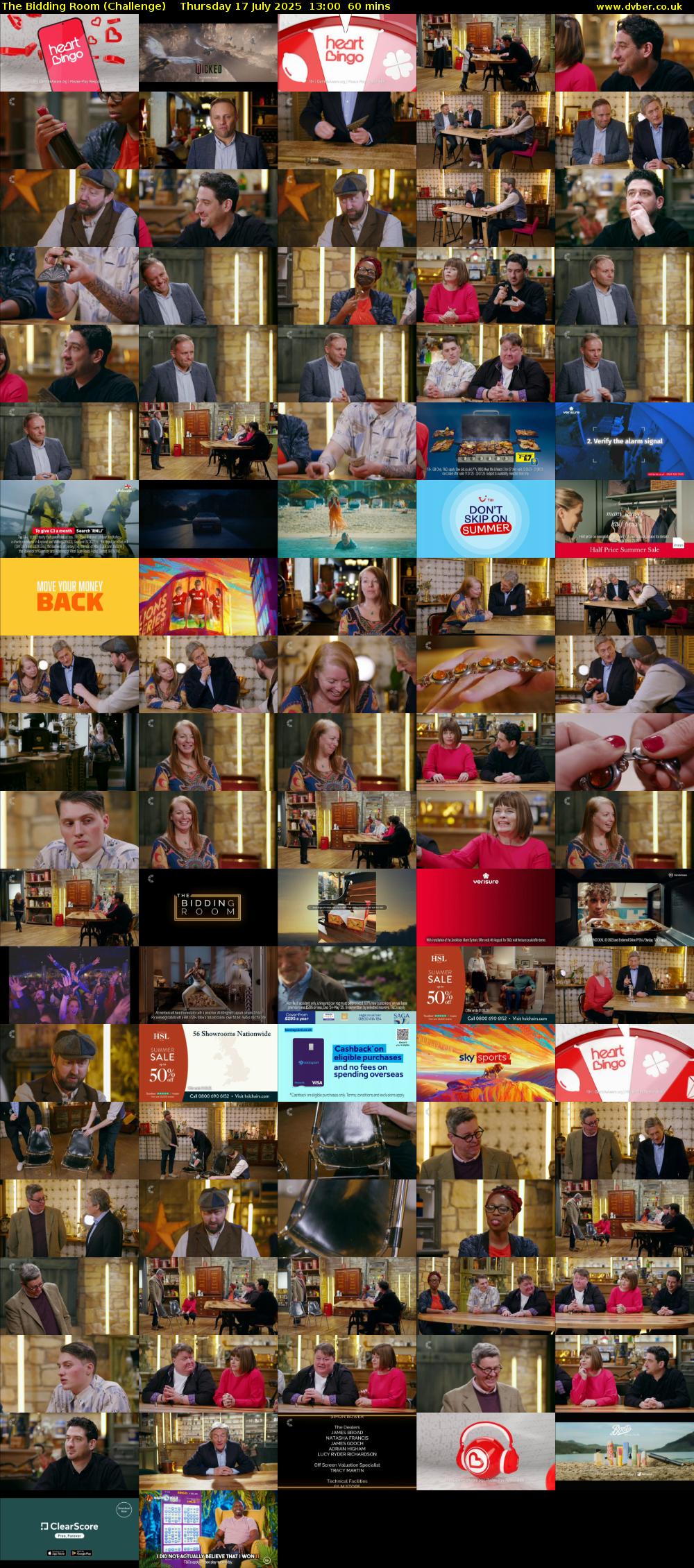 The Bidding Room (Challenge) Thursday 17 July 2025 13:00 - 14:00
