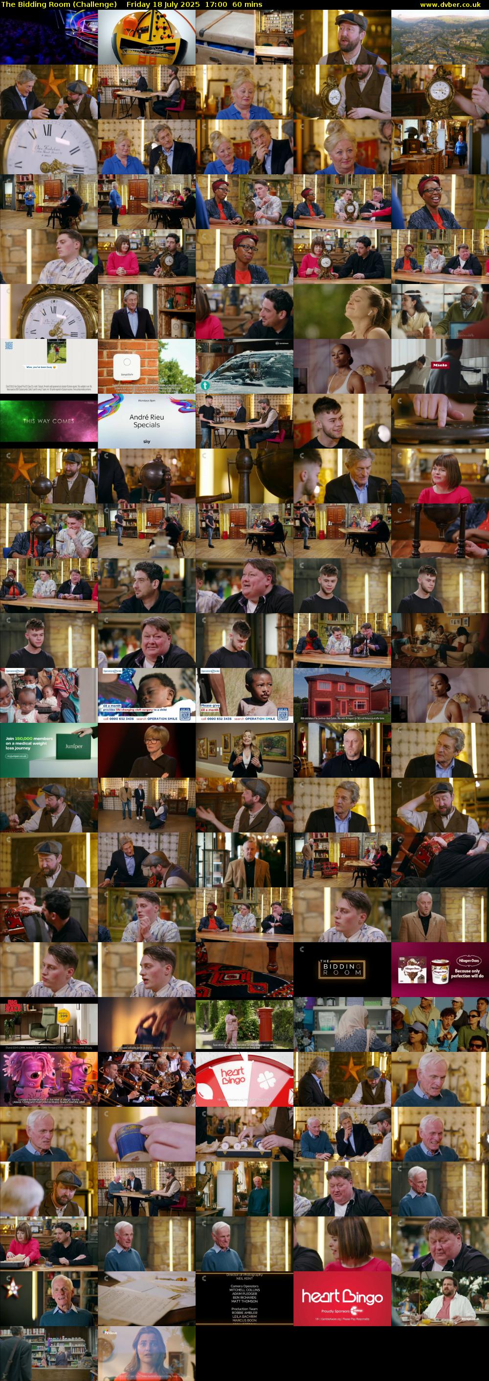 The Bidding Room (Challenge) Friday 18 July 2025 17:00 - 18:00