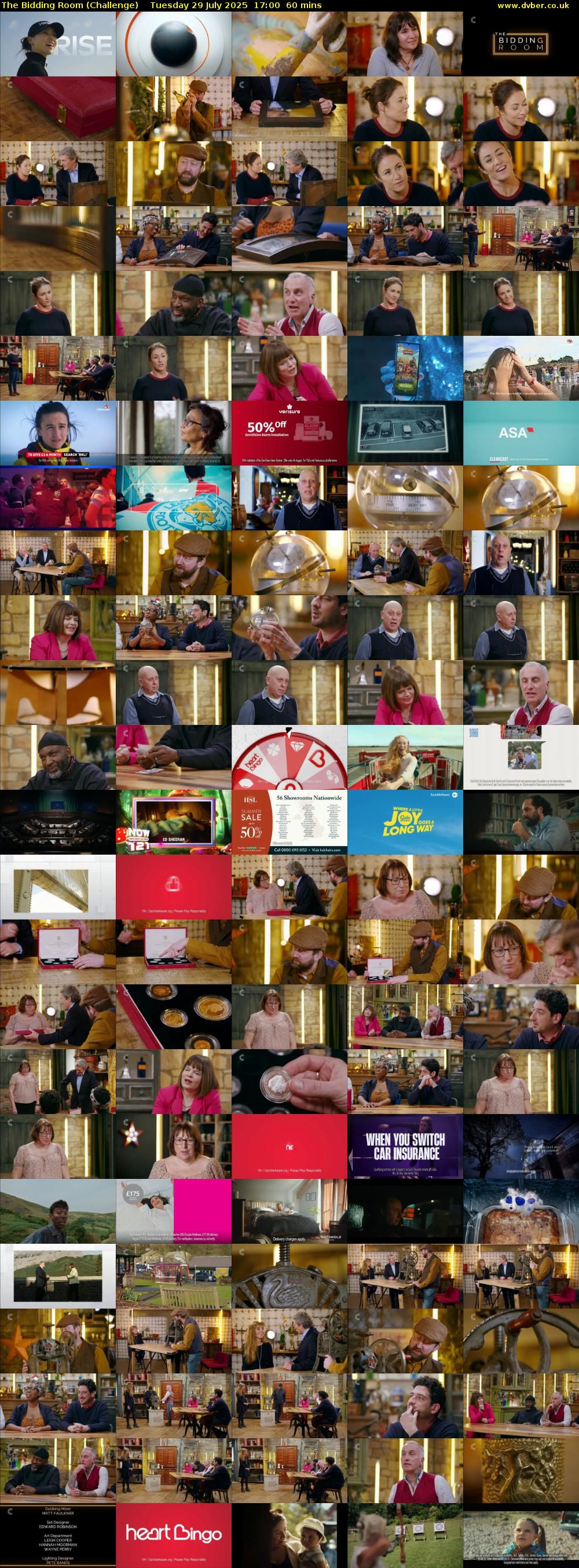 The Bidding Room (Challenge) Tuesday 29 July 2025 17:00 - 18:00