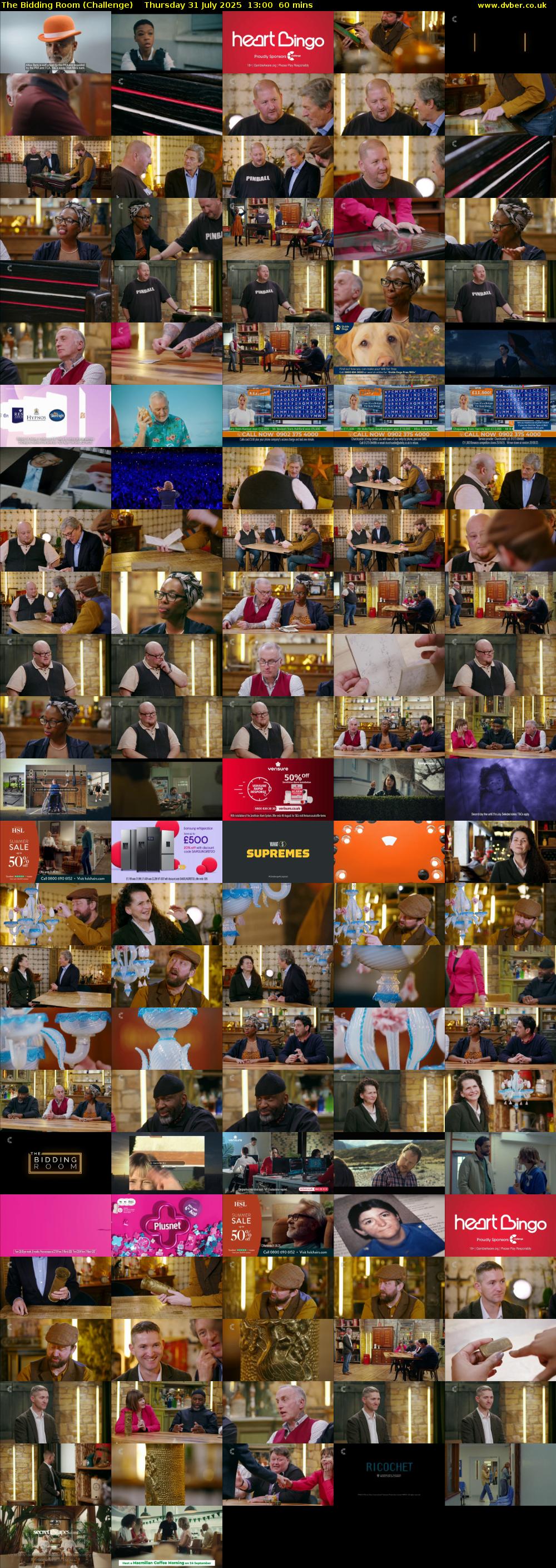 The Bidding Room (Challenge) Thursday 31 July 2025 13:00 - 14:00