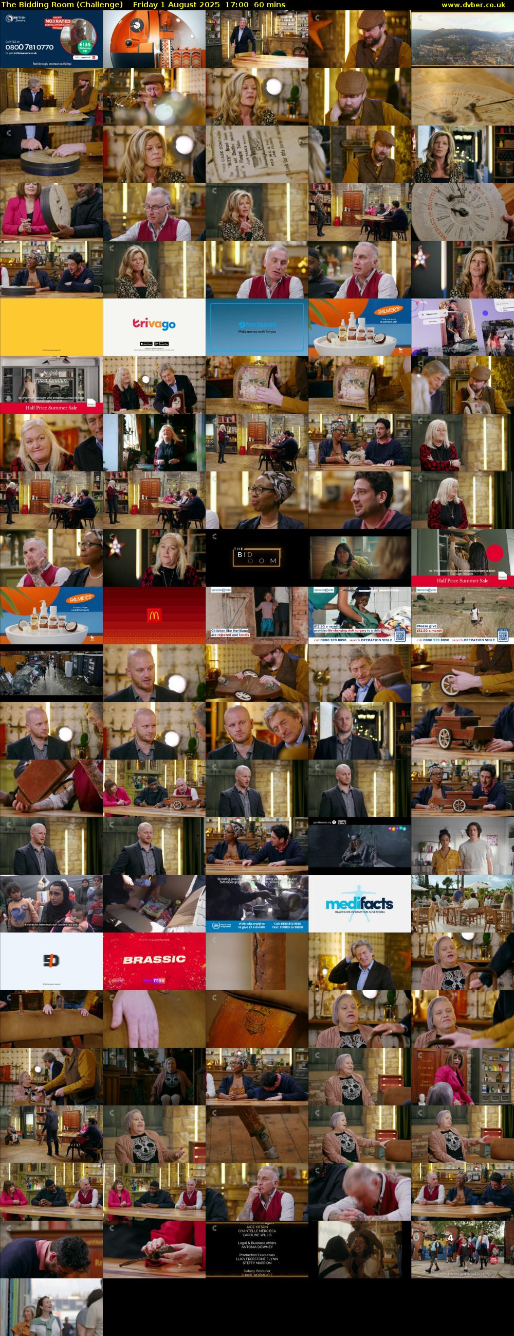 The Bidding Room (Challenge) Friday 1 August 2025 17:00 - 18:00